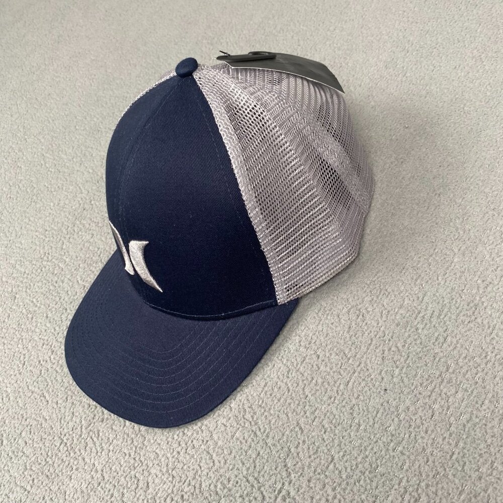 Hurley Sportswear Trucker SnapBack Hat Cap Blue Adult,Adjustable,One Size - Picture 3 of 8